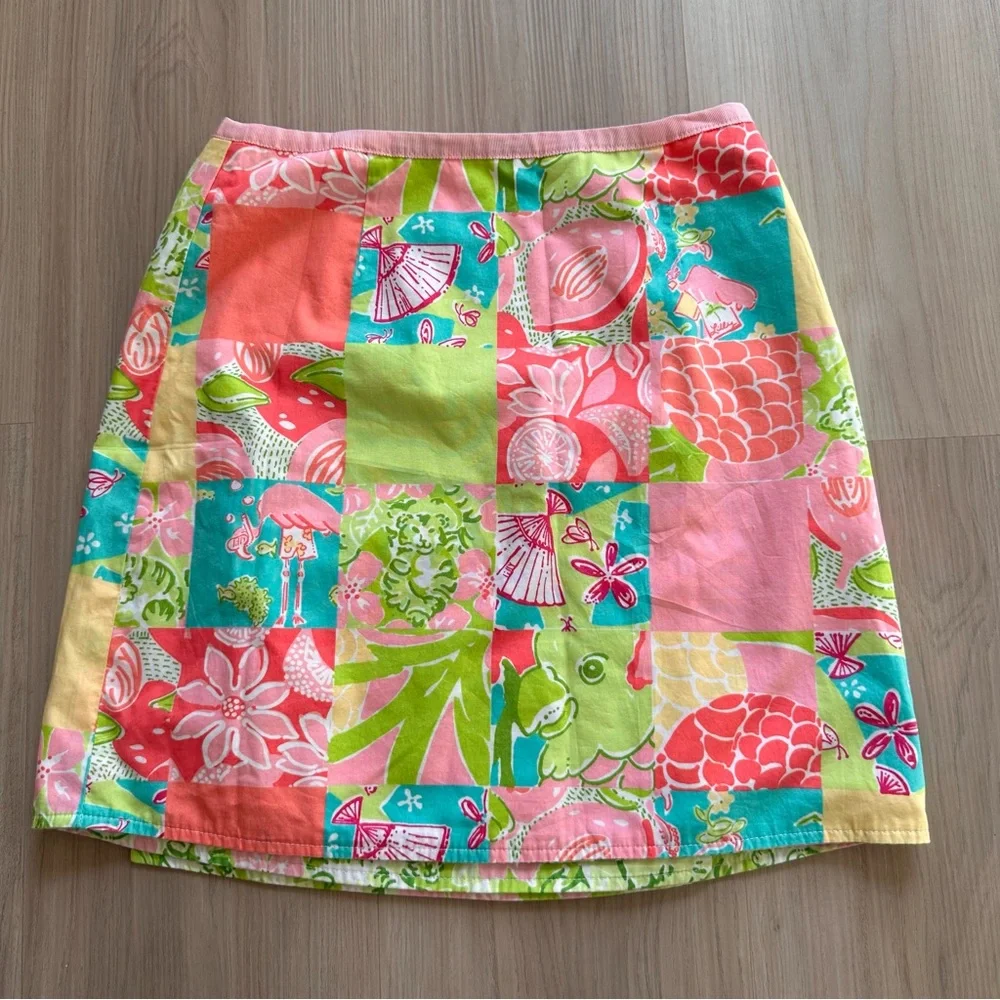 Vintage Girls 8 Wrap Skirt Revisable